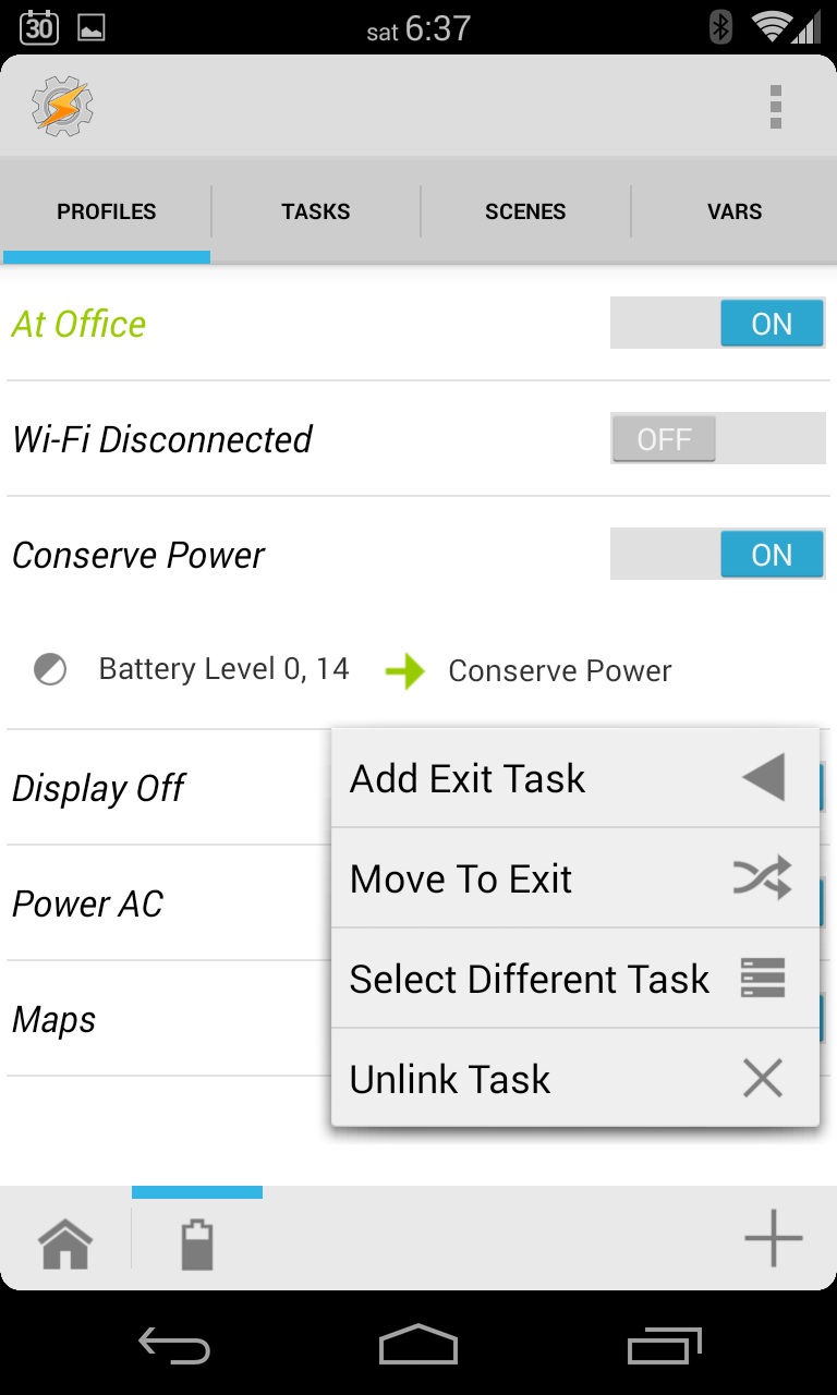Sync and Update Tasker Widgets : powerful automation app for Android users, allowing them to create Custom Tasks