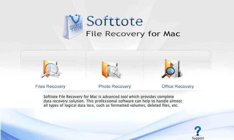 Softtote Data recovery mac